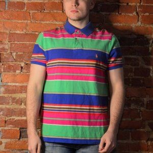 Polo Ralph Lauren Colorful Rainbow Striped Shirt